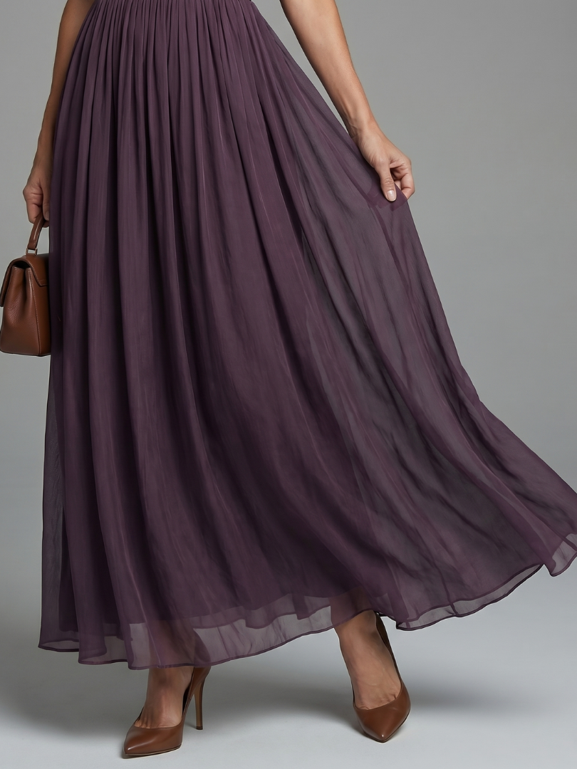 Women's Gathered Waist Keyhole Maxi Dress – House of Velari
