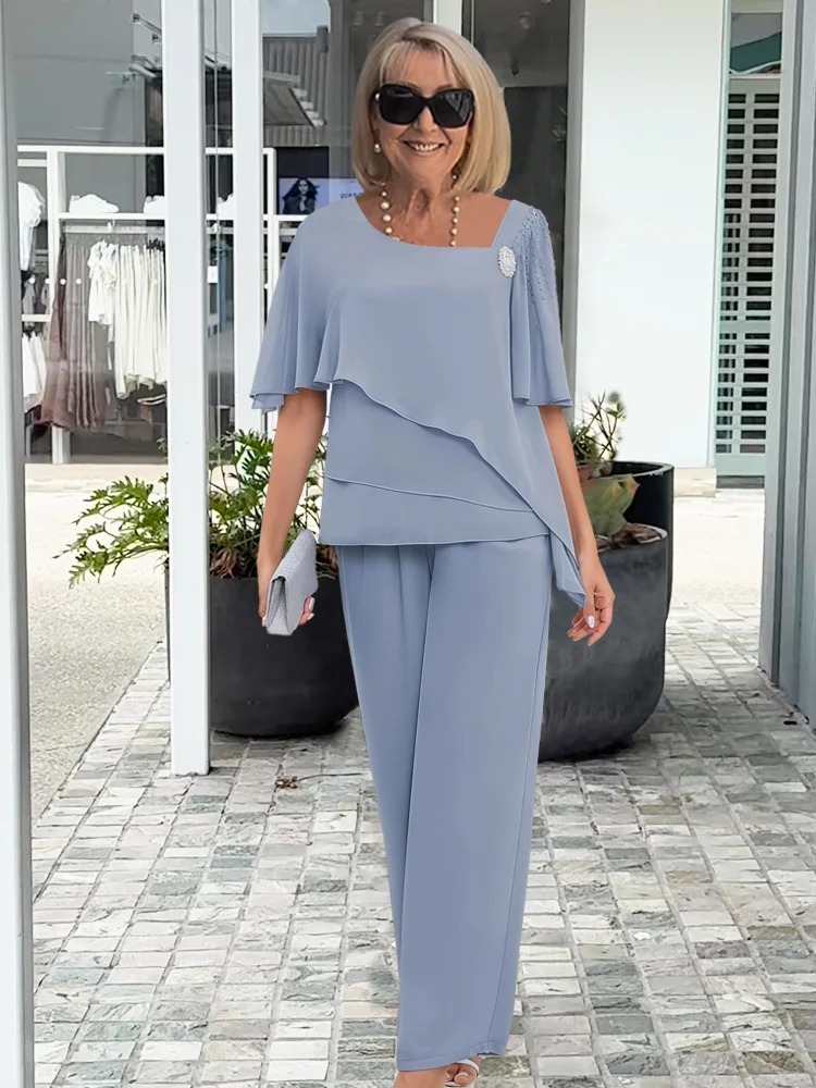 Women's Two Piece Elegant Pants Set – House of Velari