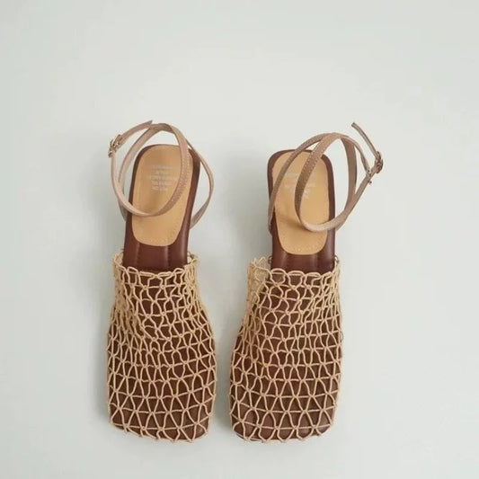 Women's Mesh Weave Heels – House of Velari