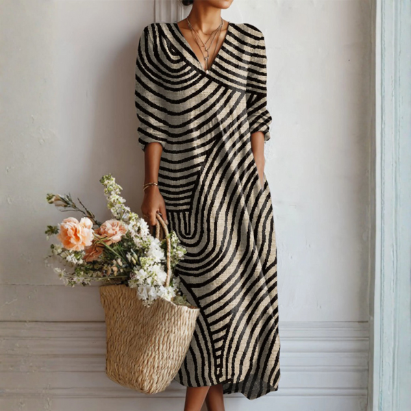 Women's Timeless Vintage Print Dress – House of Velari