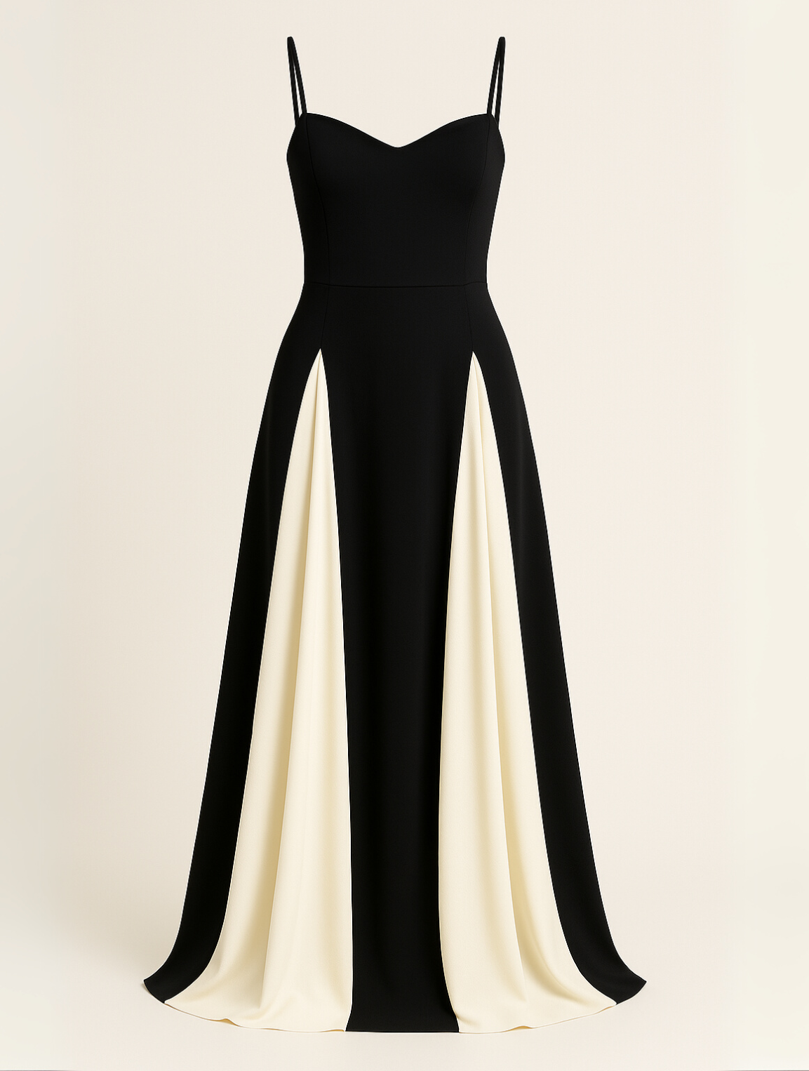 Women's Two-Tone Sweetheart Maxi Dress – House of Velari