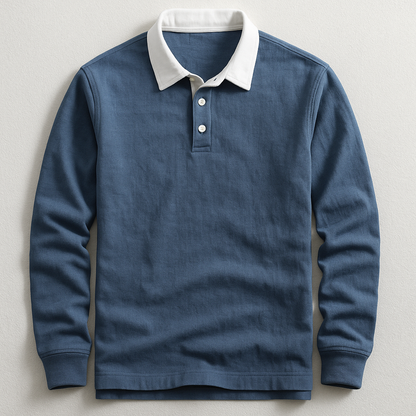 Men's Classic Long Sleeve Knit Polo – House of Velari