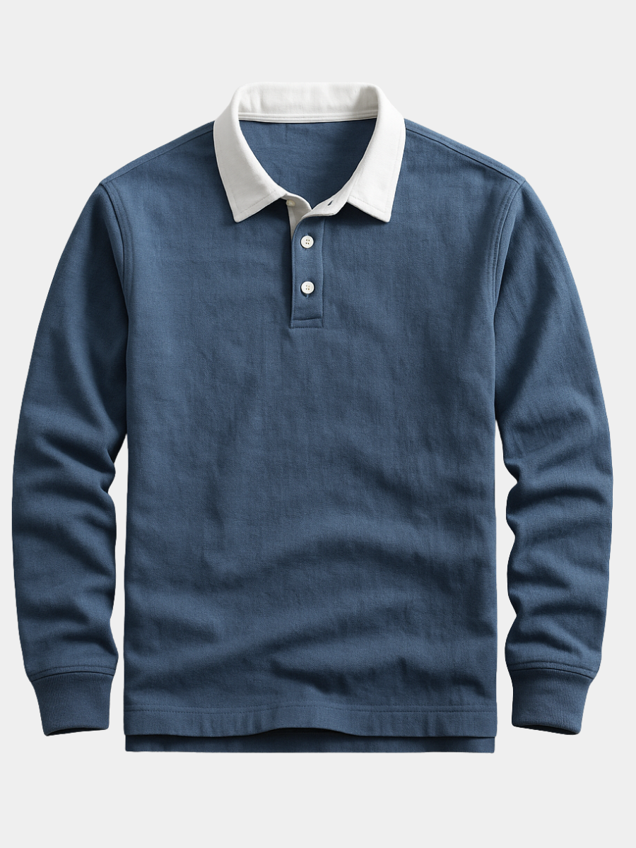 Men's Classic Long Sleeve Knit Polo – House of Velari