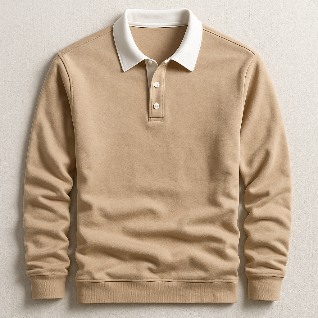 Men's Classic Long Sleeve Knit Polo – House of Velari