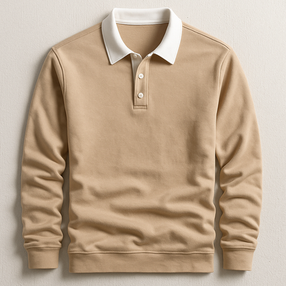 Men's Classic Long Sleeve Knit Polo – House of Velari