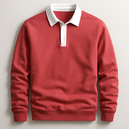 Men's Classic Long Sleeve Knit Polo – House of Velari