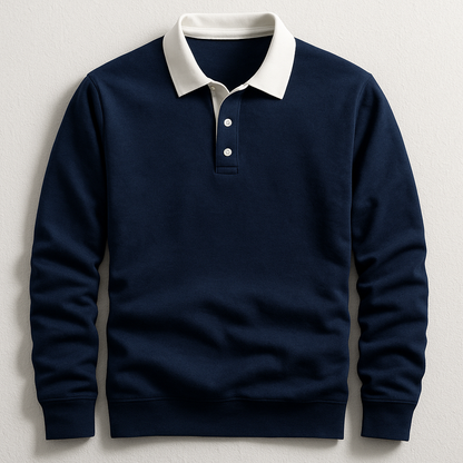 Men's Classic Long Sleeve Knit Polo – House of Velari
