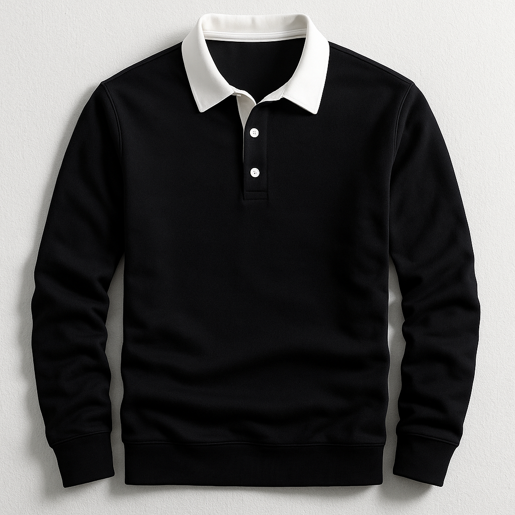 Men's Classic Long Sleeve Knit Polo – House of Velari