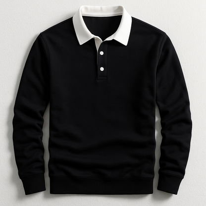Men's Classic Long Sleeve Knit Polo – House of Velari