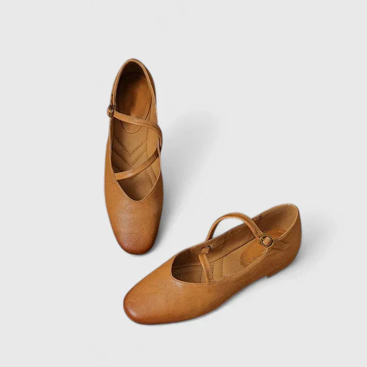 Women's Flats with Cushioned Insole, Adjustable Straps – House of Velari