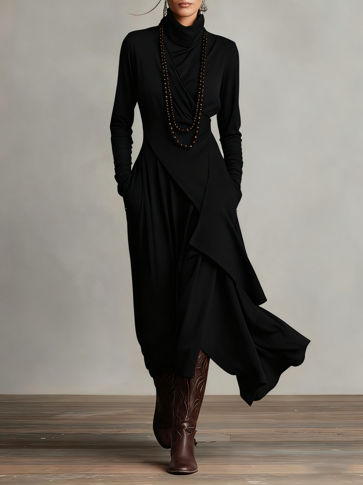 Women's Breathable Pleated Maxi Dress – House of Velari
