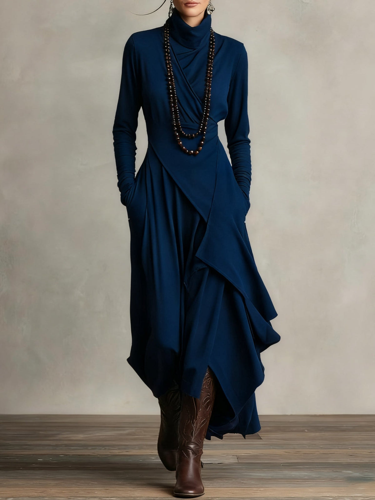 Women's Breathable Pleated Maxi Dress – House of Velari