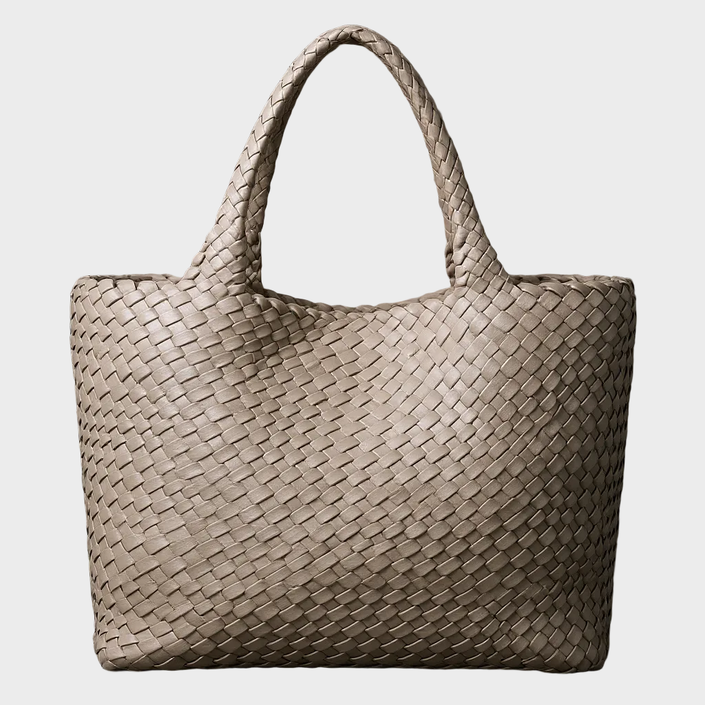 Women's Durable Leather Handwoven Tote Bag – House of Velari