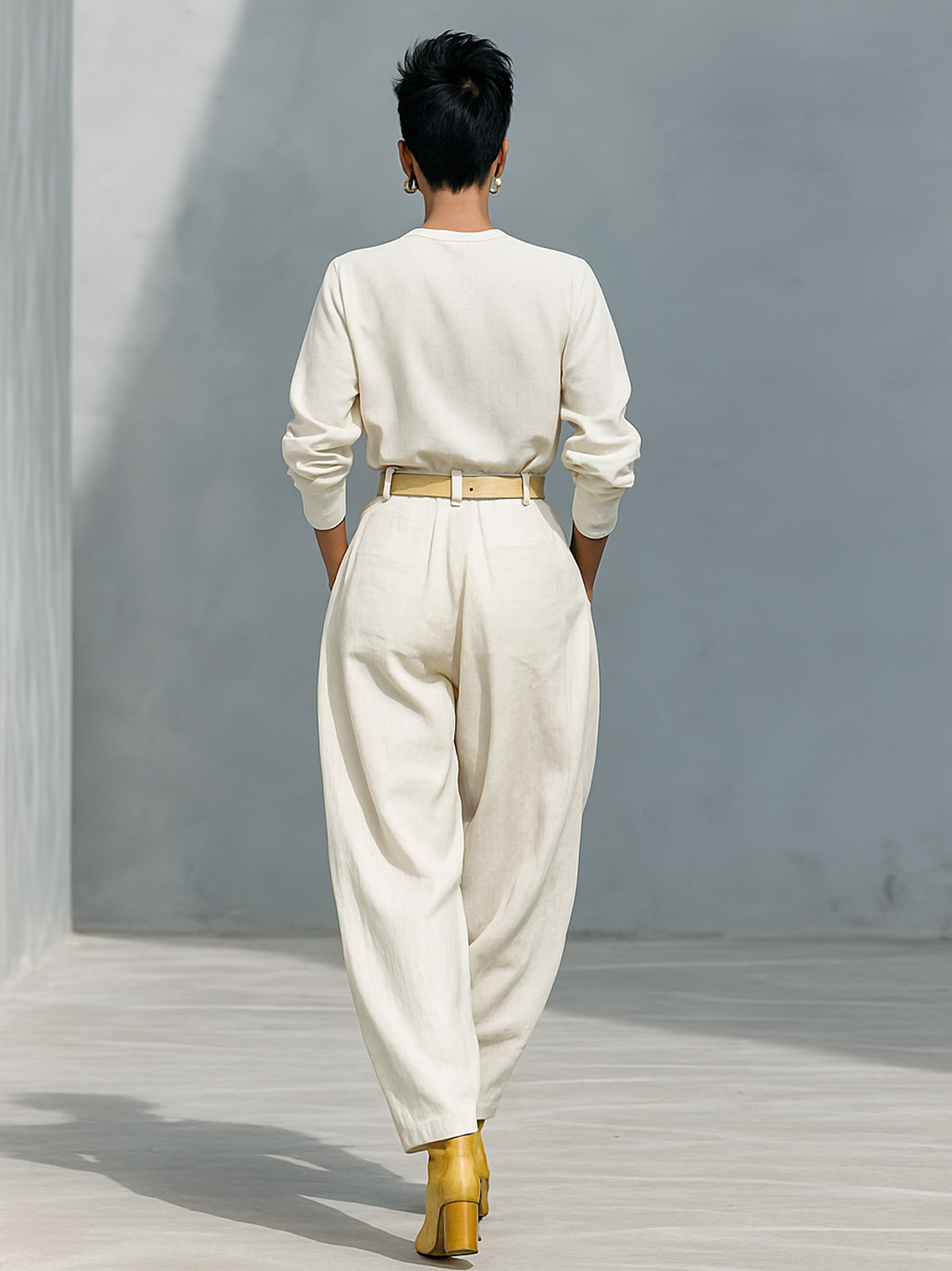 Women's Linen Long Sleeve Set – House of Velari