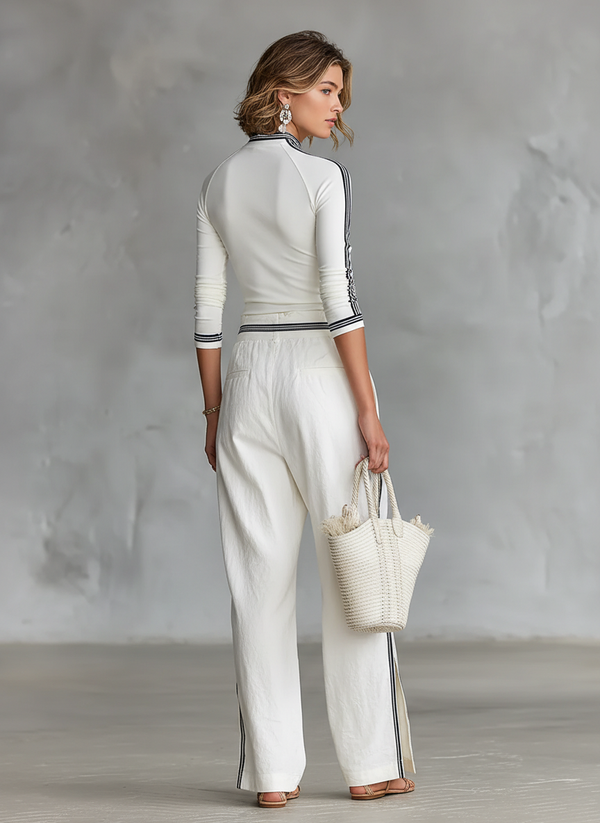Women's High Neck Drawstring Two-Piece Set – House of Velari