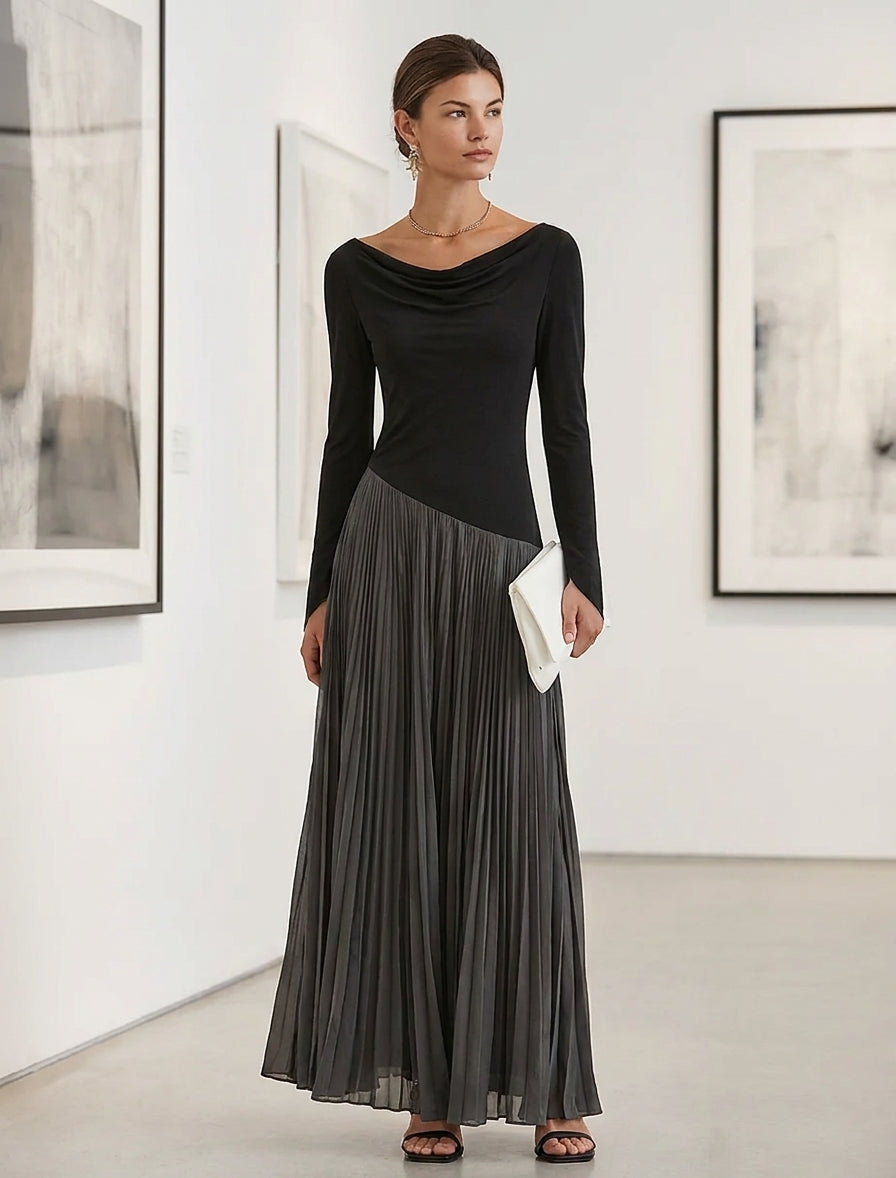 Women's Two Tone Color Maxi Dress – House of Velari