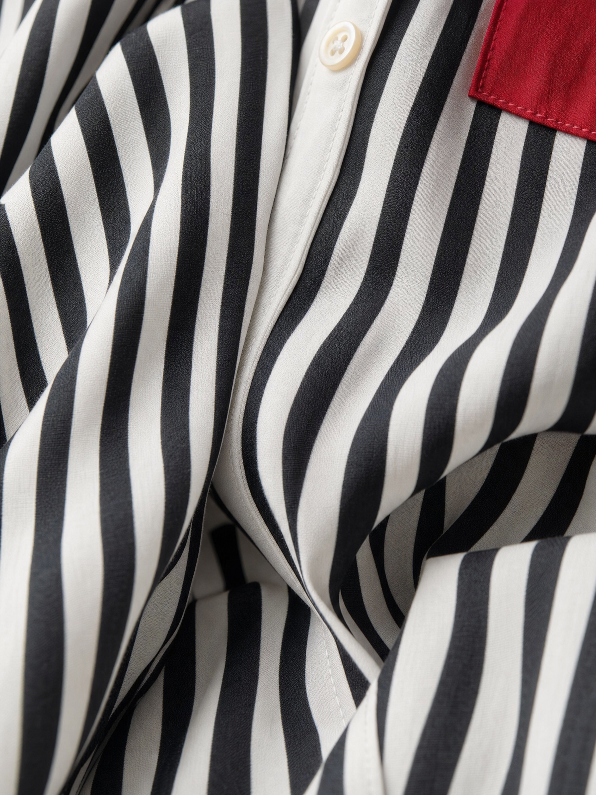 Women's White Cotton Striped Shirt Dress – House of Velari