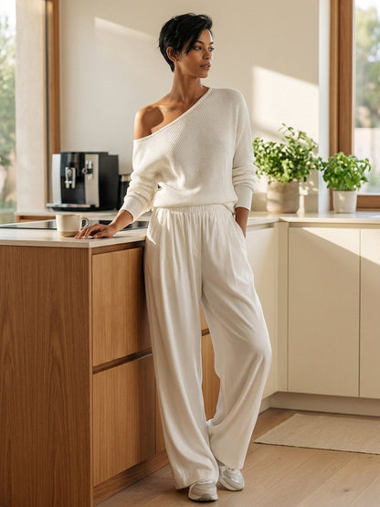 Women's Knit Asymmetric Set – House of Velari