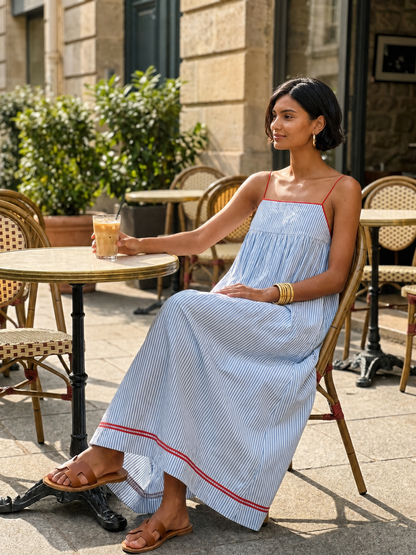 Women's Striped Maxi Dress – House of Velari