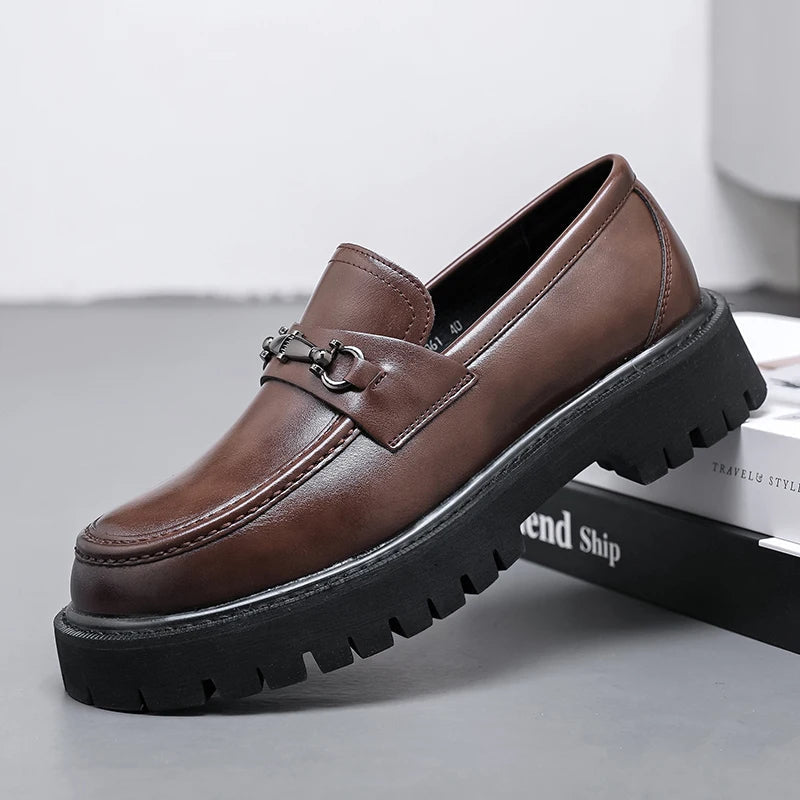 Men's Chunky Platform Loafers Casual and Dress – House of Velari