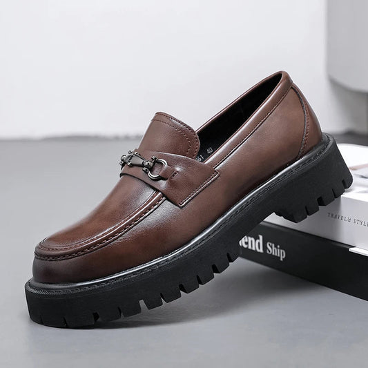 Men's Chunky Platform Loafers Casual and Dress – House of Velari