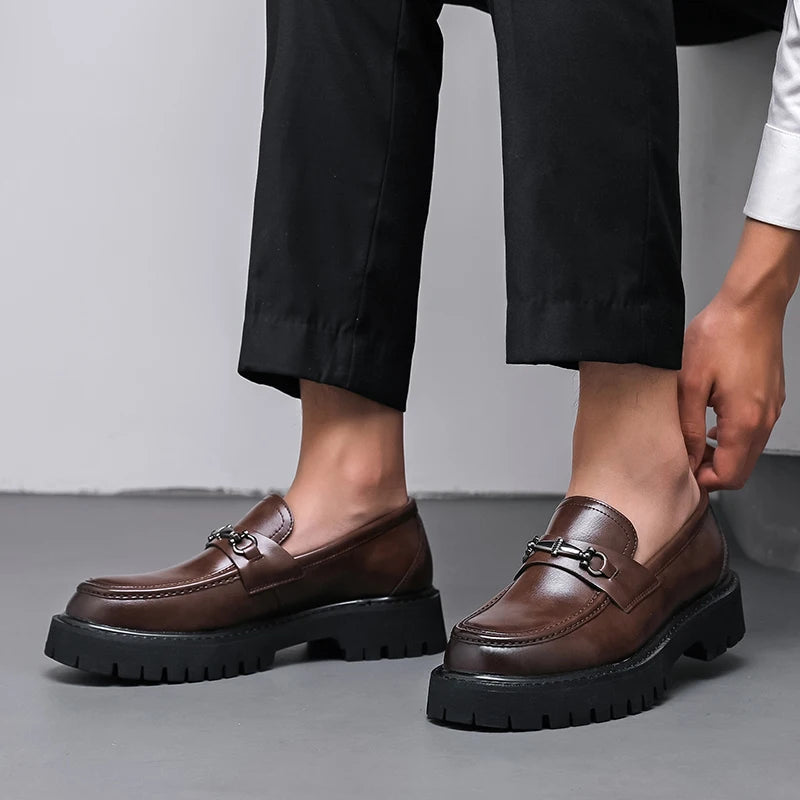 Men's Chunky Platform Loafers Casual and Dress – House of Velari