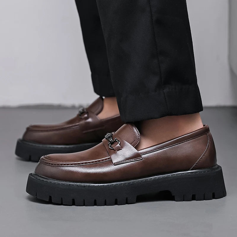 Men's Chunky Platform Loafers Casual and Dress – House of Velari