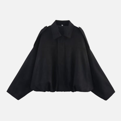 Zip Front Cropped Suede Spring Jacket – House of Velari