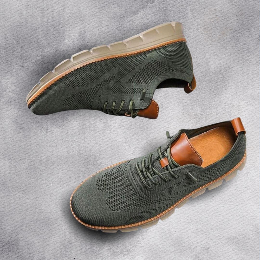 Men's Knit Cushioned Sole Walking Shoes – House of Velari