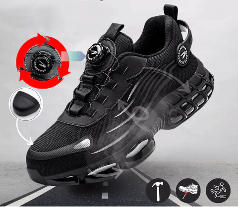 Men's Safety Sneakers – Steel Toe Twist Lace Shoe – House of Velari