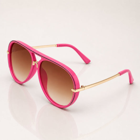 Oversized Gradient UV400 Aviator Sunglasses – House of Velari
