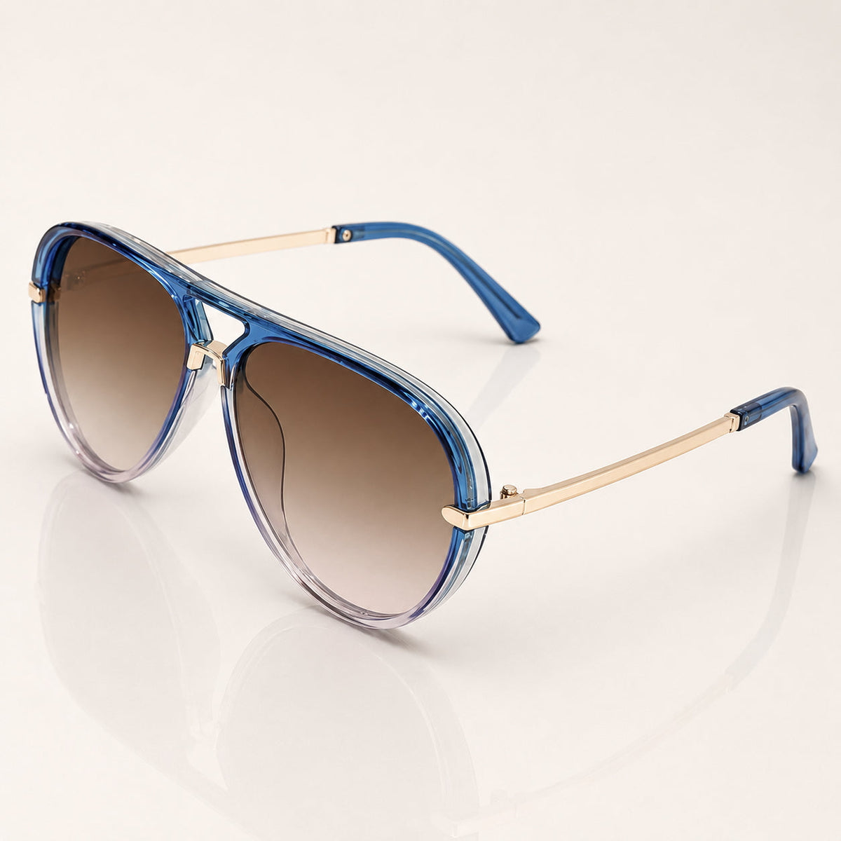 Oversized Gradient UV400 Aviator Sunglasses – House of Velari
