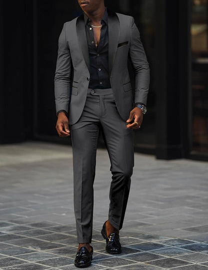 Men's Tailored Single Button Suit – House of Velari