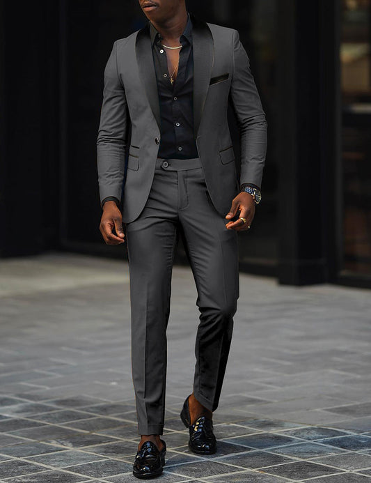 Men's Tailored Single Button Suit – House of Velari