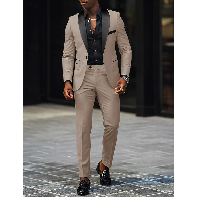 Men's Single-Button Two-Piece Suit – House of Velari