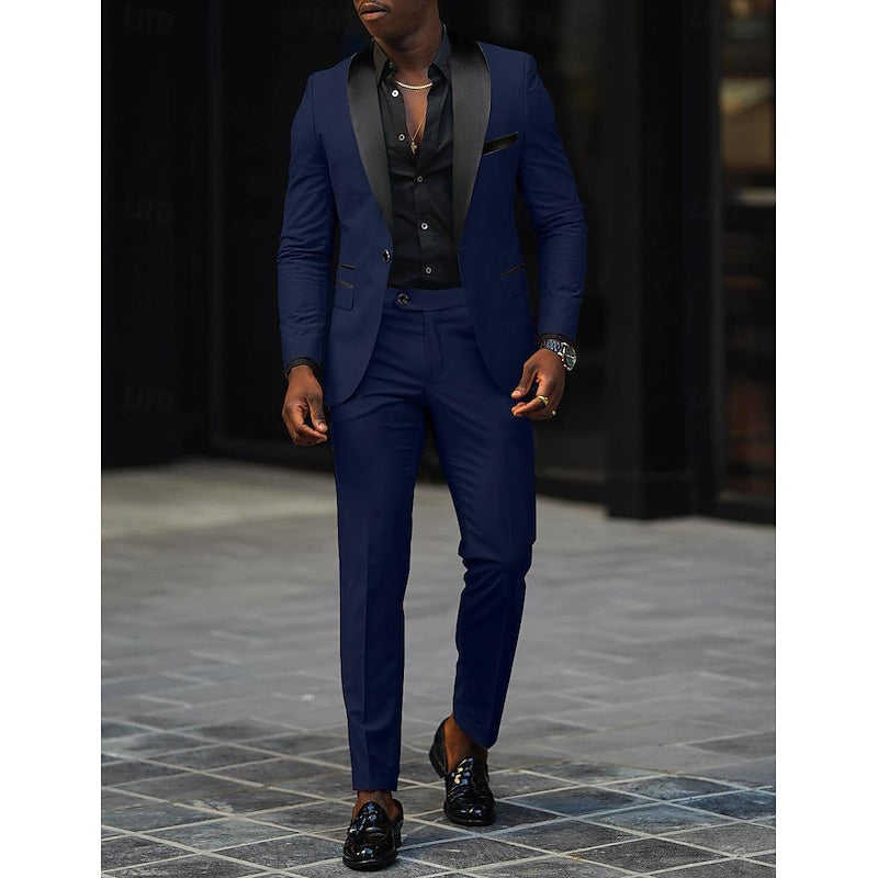 Men's Tailored Single Button Suit – House of Velari