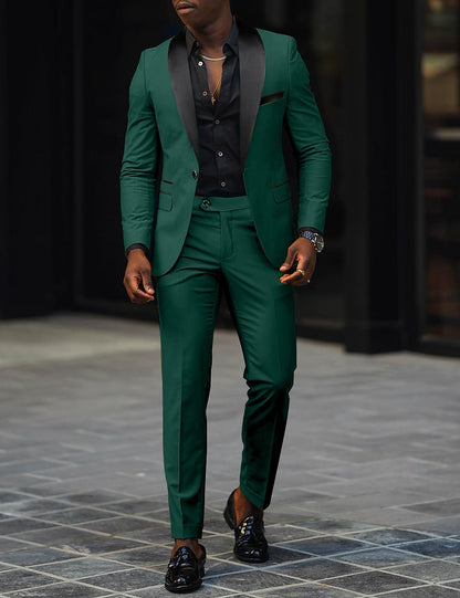 Men's Tailored Single Button Suit – House of Velari
