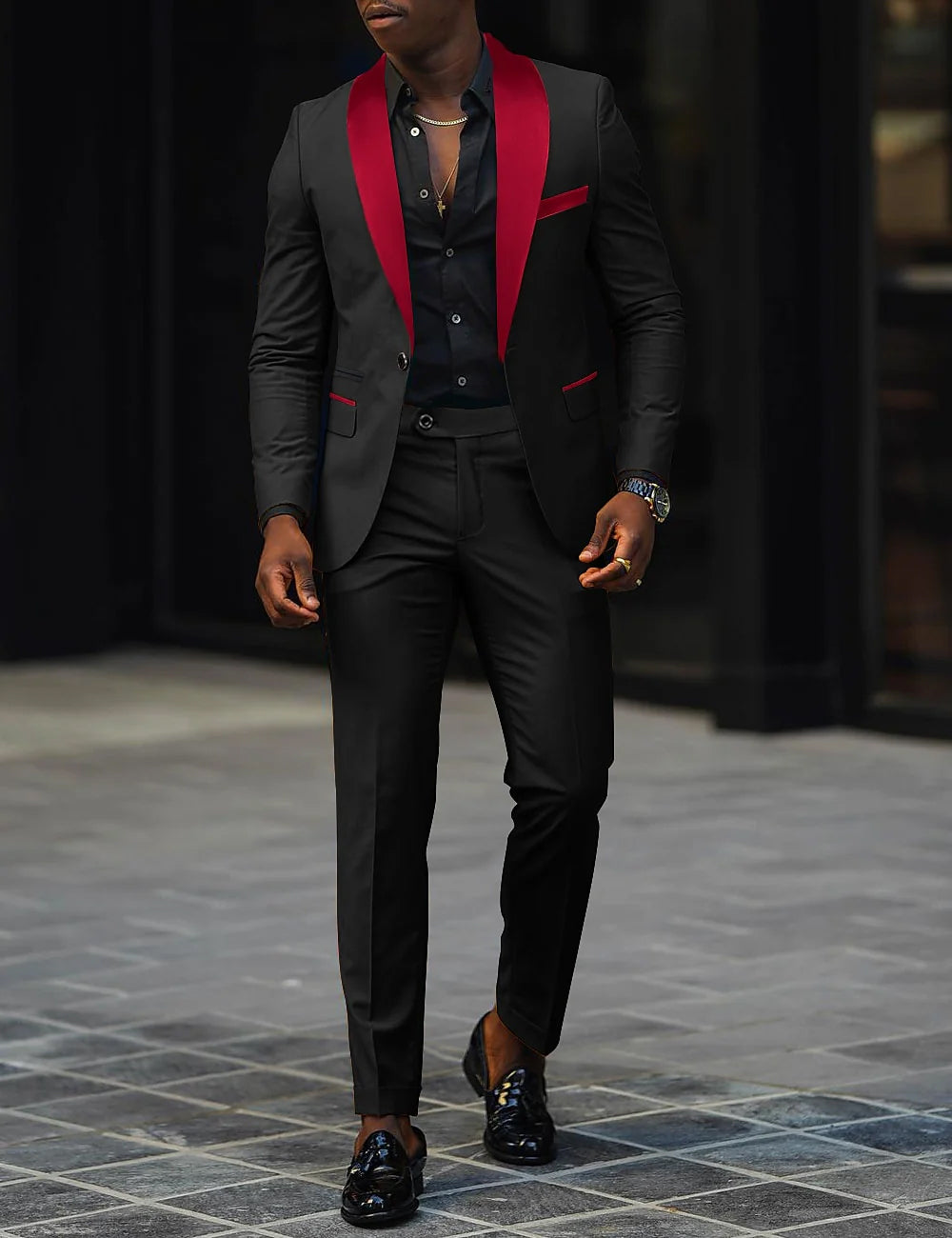 Men's Tailored Single Button Suit – House of Velari