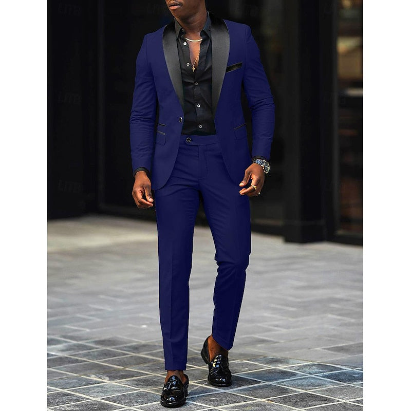 Men's Tailored Single Button Suit – House of Velari