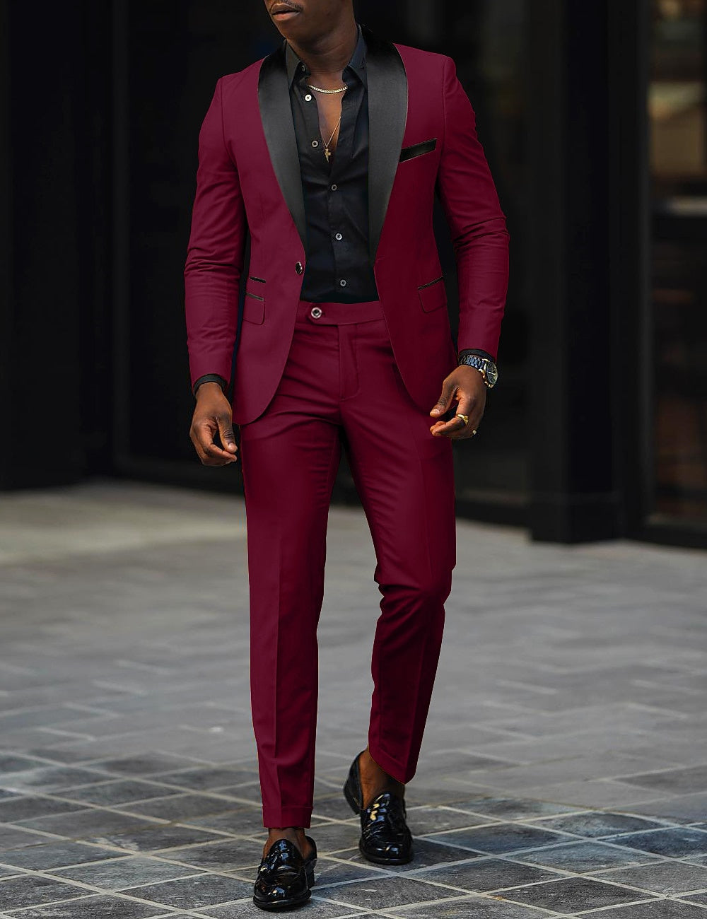 Men's Tailored Single Button Suit – House of Velari