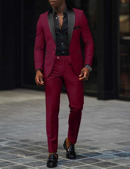 Men's Tailored Single Button Suit – House of Velari