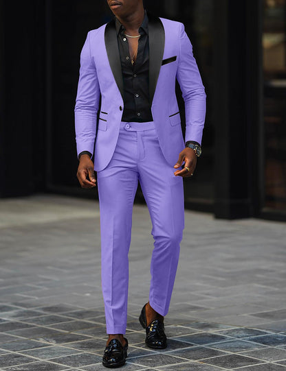 Men's Single-Button Two-Piece Suit – House of Velari