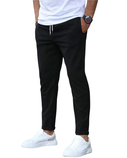 Men's Drawstring Stretch Tapered Pants – House of Velari