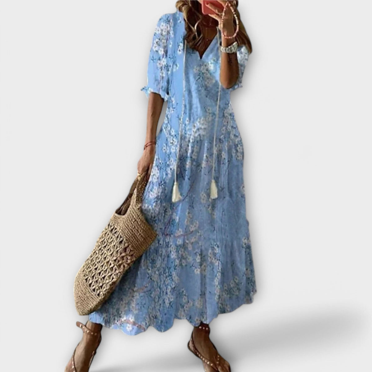 Women's Bohemian Print Maxi Dress – House of Velari