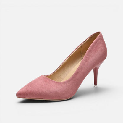 Suede Pointed-Toe Kitten Heel – House of Velari