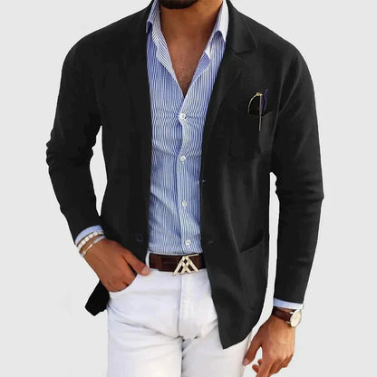 Men's Old Money Blazer With Lapel Collar – House of Velari