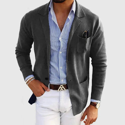 Men's Old Money Blazer With Lapel Collar – House of Velari