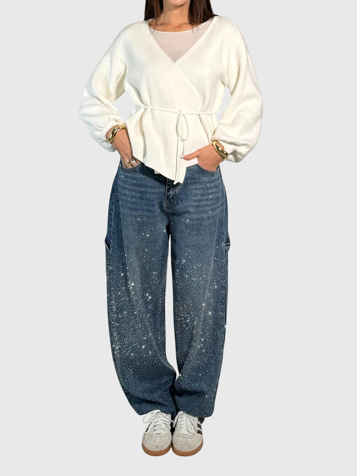 Women's Embellished Loose Fit Pants – House of Velari
