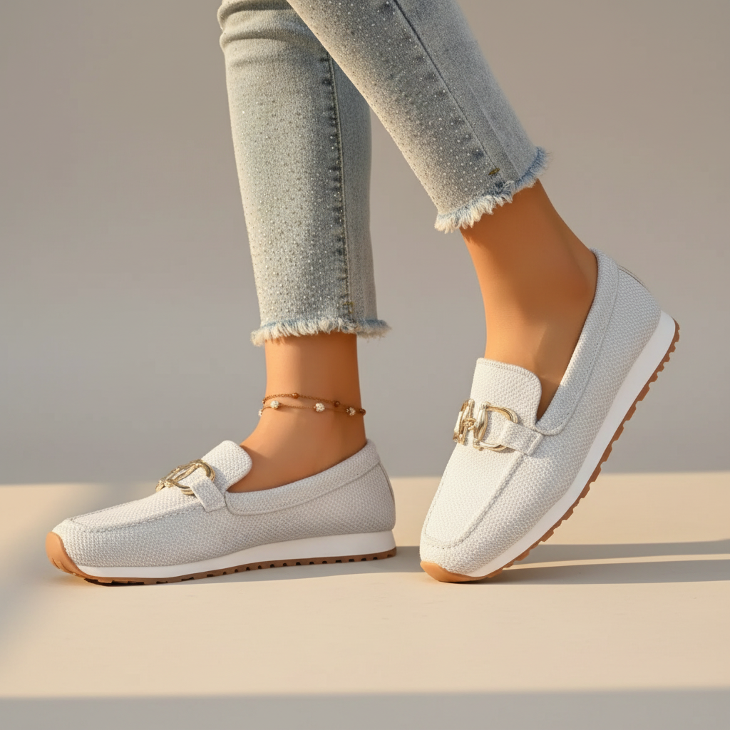 Women's Perforated Slip-On Loafers – House of Velari