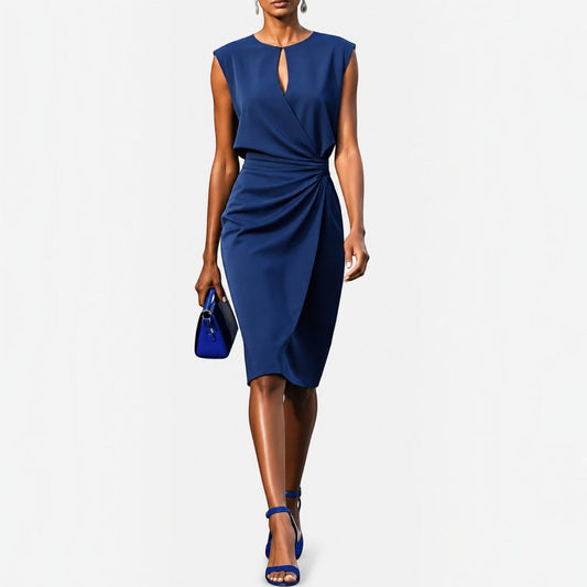 Women's Elegant Tailored Midi Dress – House of Velari